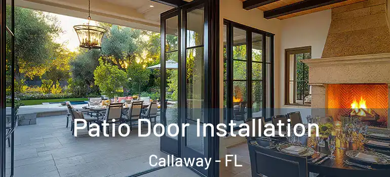  Patio Door Installation Callaway - FL