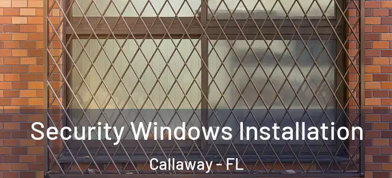  Security Windows Installation Callaway - FL