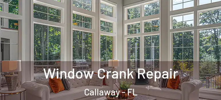  Window Crank Repair Callaway - FL