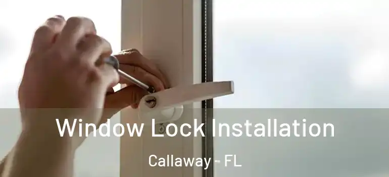  Window Lock Installation Callaway - FL